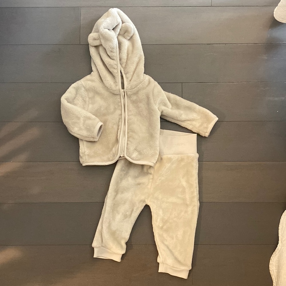 Velour doggie track suit